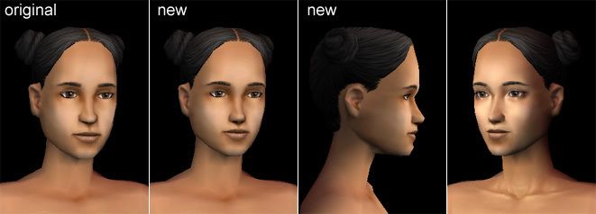 Mod The Sims Cas Face Replacements Face 13 All Ages