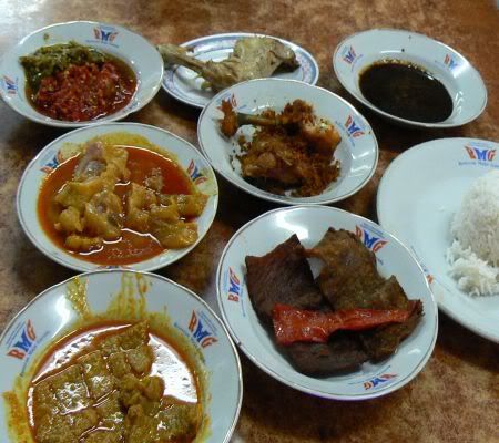 Nasi padang kampung baru