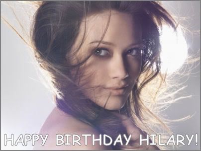 Hilary Duff turns 20 today. HAPPY BIRTHDAY! Everyone at hduff.net wishes her 