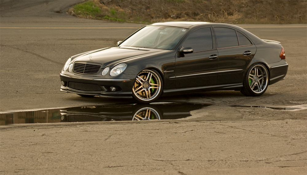 Tectite E55 AMG with some green
