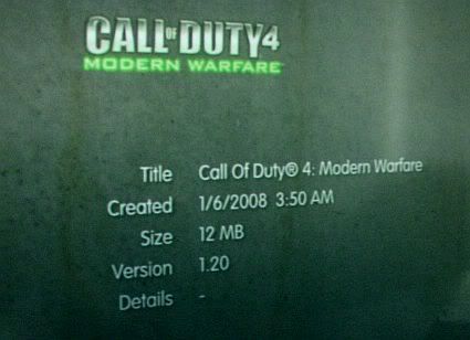 Call of Duty 4 Patch