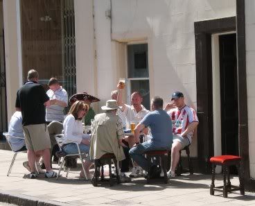 Pub front door