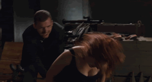 I whip my hair back and forth