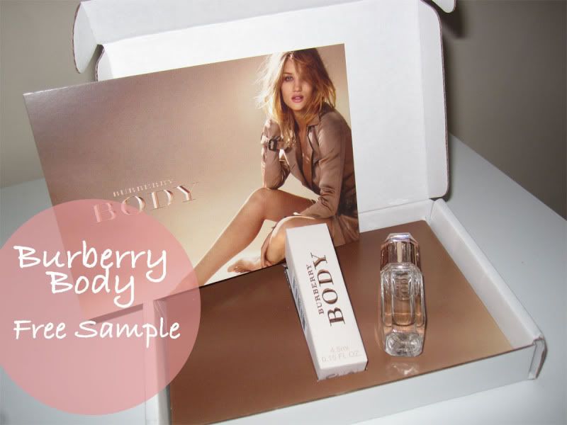 Burberry Body Sample KatieWrites