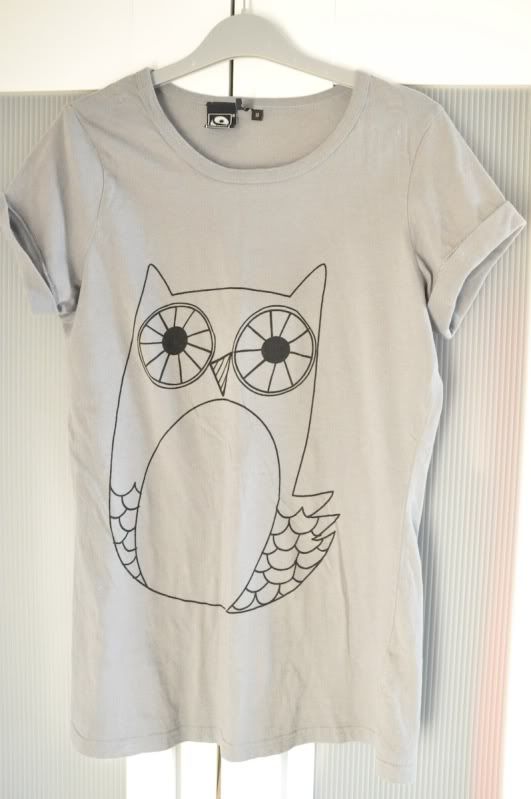Topshop Owl Boyfriend T-shirt