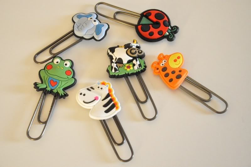 Paperclip animal bookmarks KatieWrites