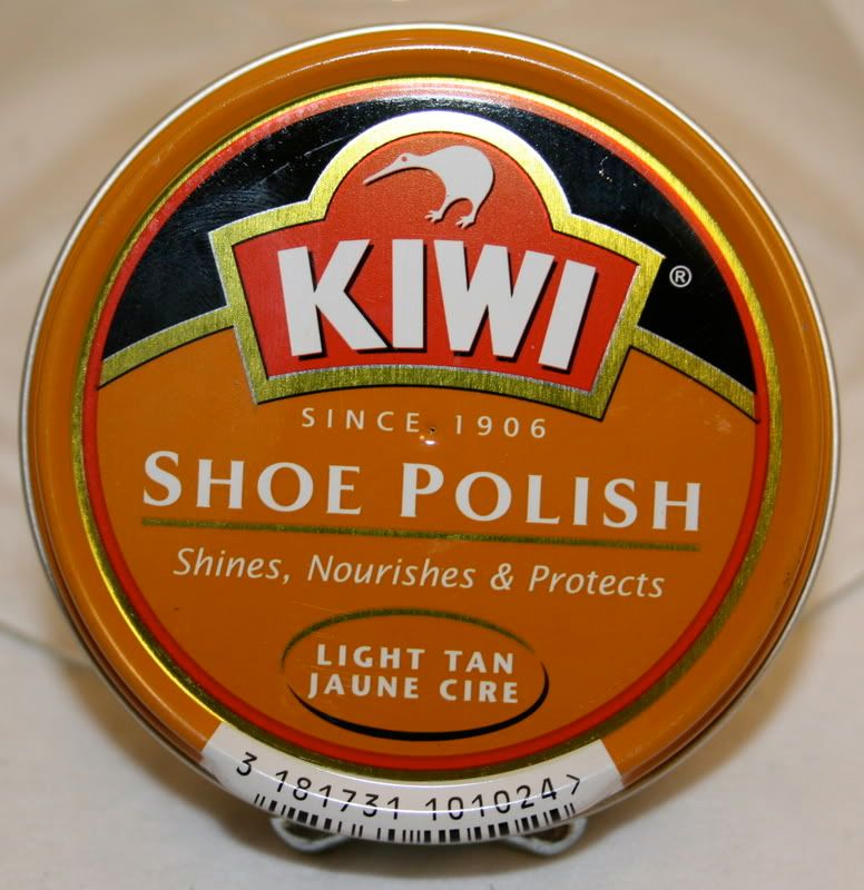 kiwi light tan polish