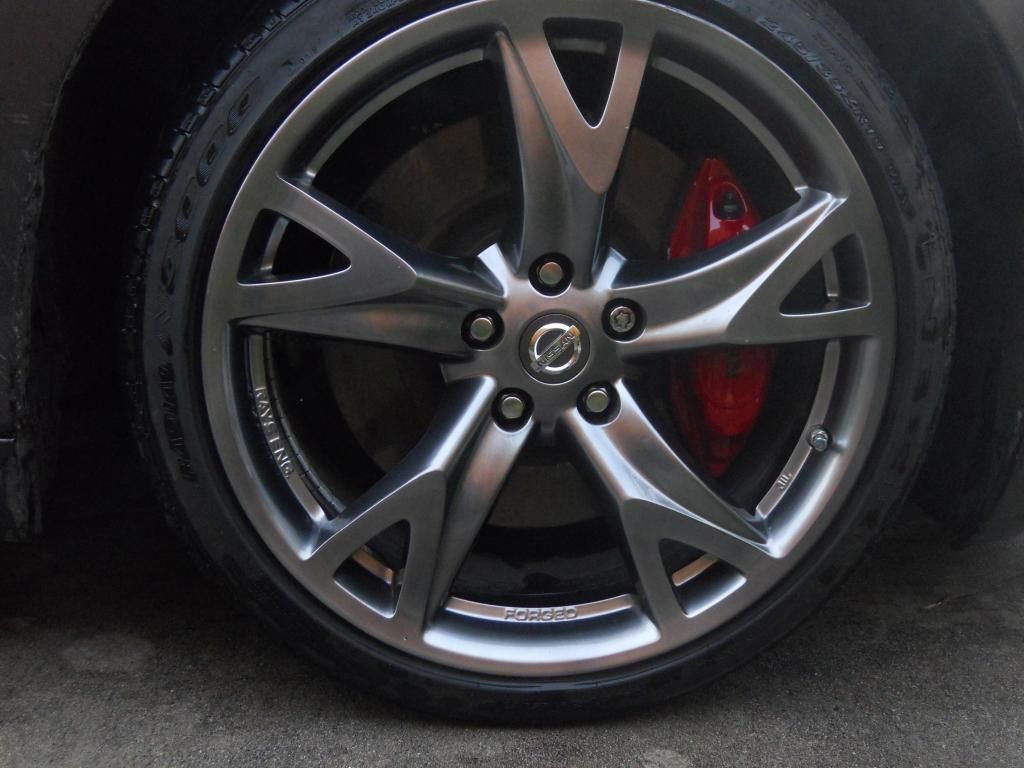 Nissan 370z rays wheels sale #7