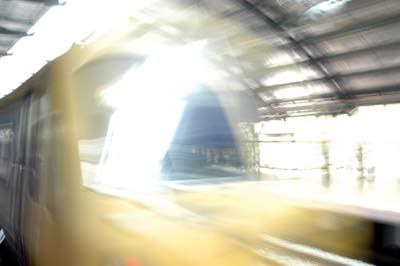 I'm leaving on a fast train... Right.