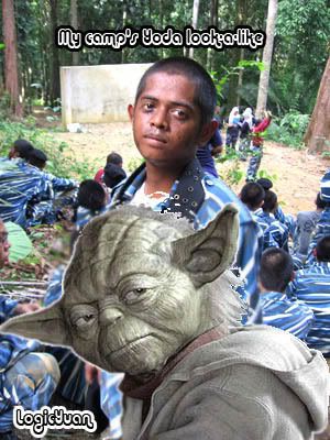 He looks like Yoda