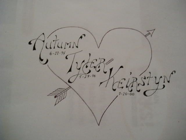 heart tattoo sketch. Flaming black heart tattoo.