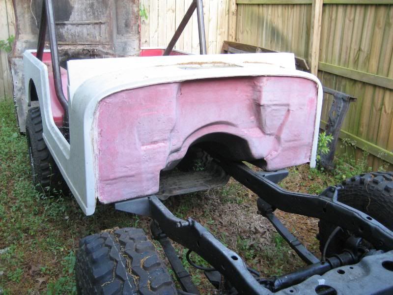 Fiberglass yj jeep tub #1