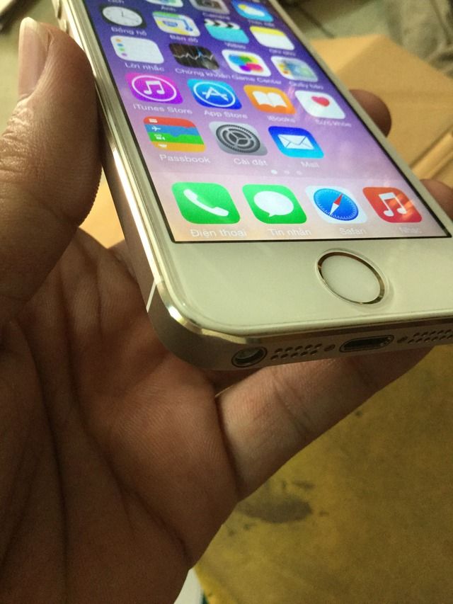 iphone 5s gold lock sprint, máy đẹp 95% - 2