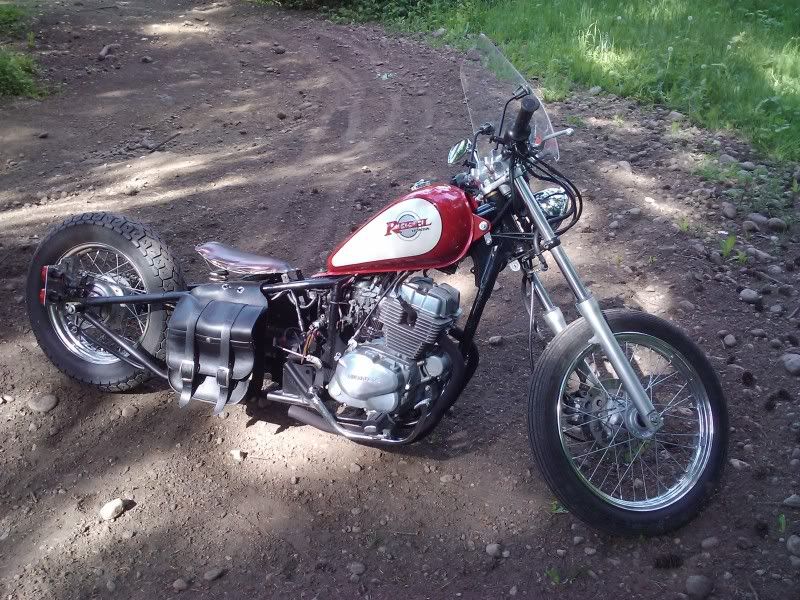 Hardtail honda rebel #5