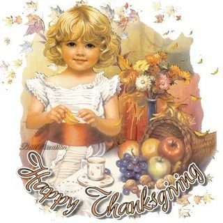 Happy Thanksgiving - Little Girl Pictures, Images and Photos