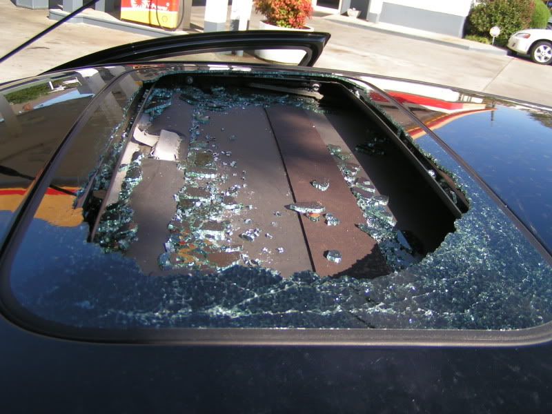 Honda odyssey exploding window #3