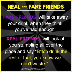 real and fake friends Pictures, Images and Photos