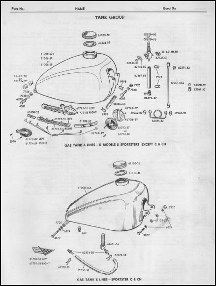 1954-1970 xlch manual