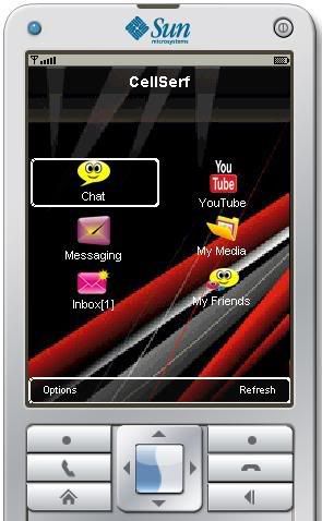 CellSerf 6.00 Application For Java Mobile Phones 2