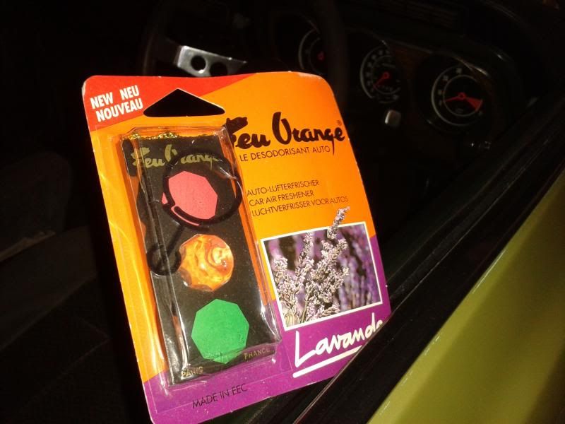 Feu orange retro freshners Retro Rides