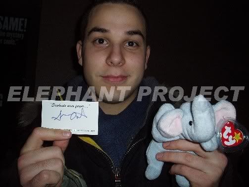 re: THE ELEPHANT PROJECT
