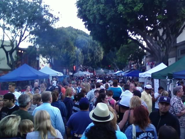 SLO - Crowd at the Farmers Market Pictures, Images and Photos