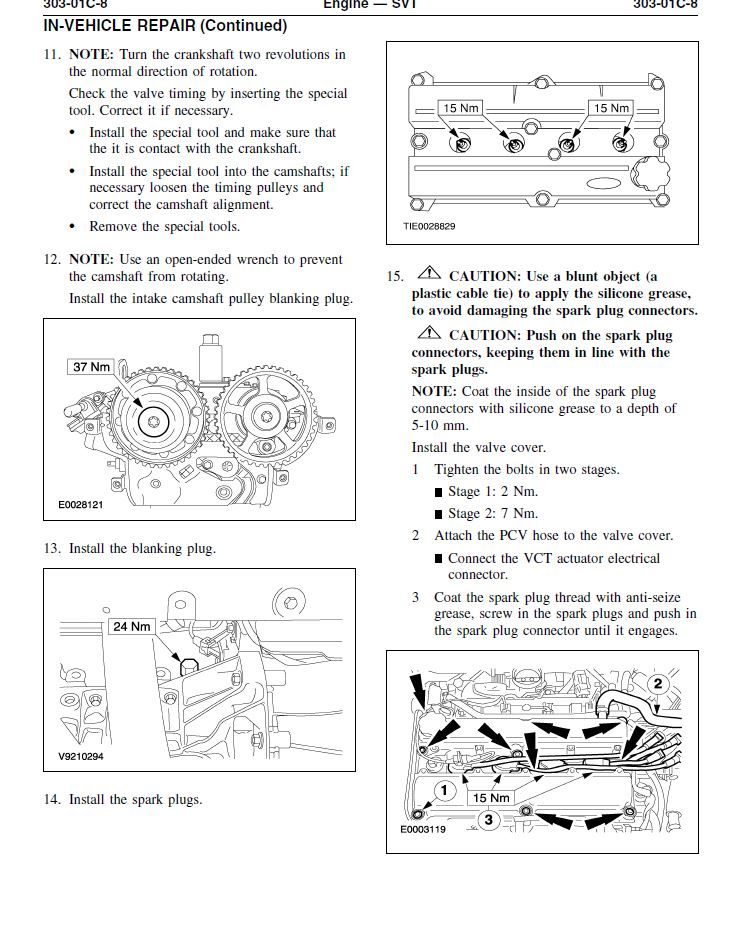 SVT timing procedure Ford Focus Forum