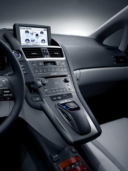 lexus HS250 car dashboard