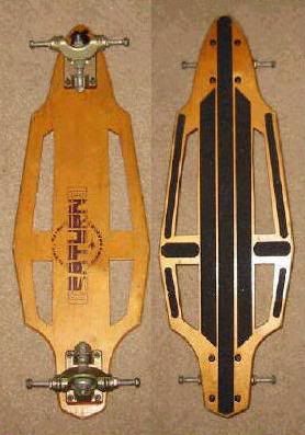 SATURN slalom board 70s_Texas_Plywood