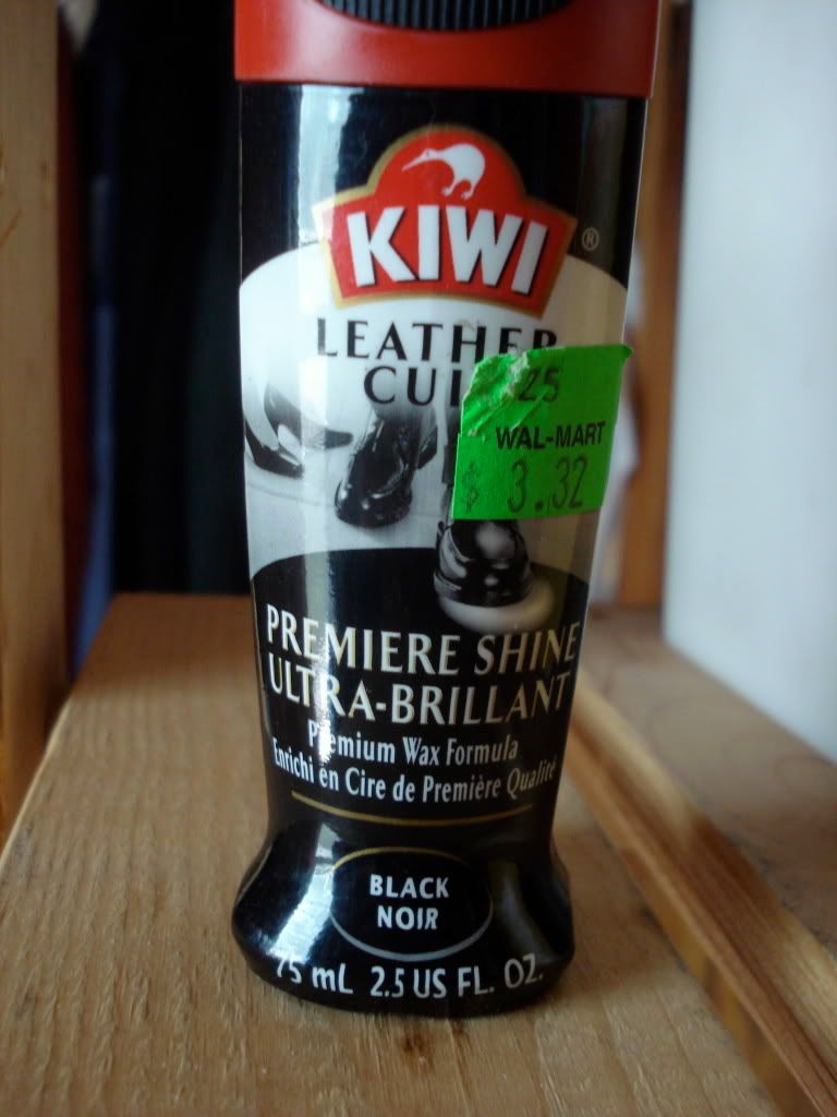 kiwi leather dye brown
