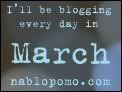 one.march.blogging