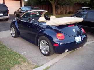 2006 vw beetle convertible boot cover