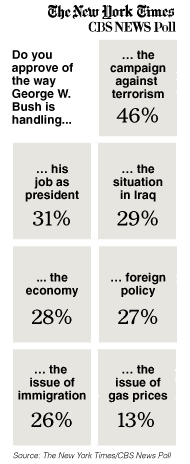 NYTimes/CBS News Poll on Bush