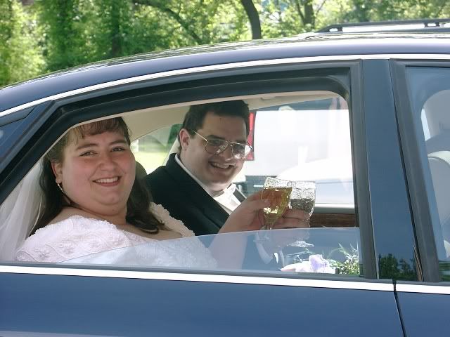 On the way to the reception