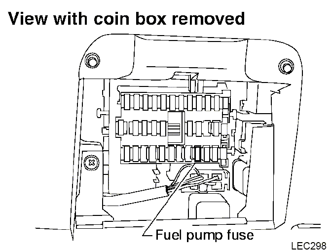 2001 Nissan sentra fuel pump fuse #7