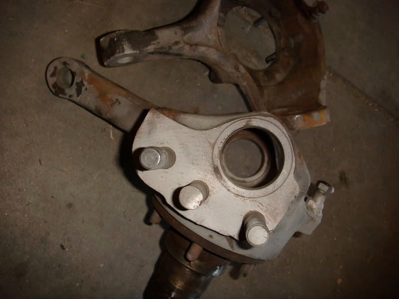 chevy/jeep flat top knuckles. milled and tapped Pirate 4x4