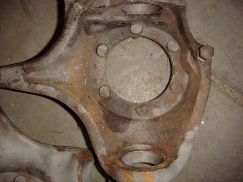 chevy/jeep flat top knuckles. milled and tapped Pirate 4x4