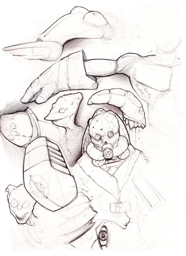 FLESHY CREATURES N' THINGS - Sketch DUMP-- FLESHY CREATURES N' THINGS - Sketch DUMP--