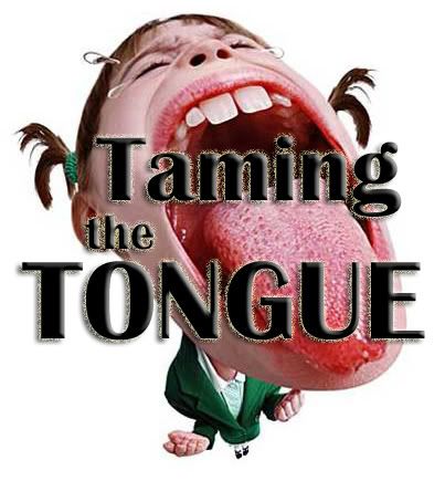 Today I shared a quick lesson on Taming the Tongue 
