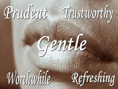 26 She speaks with wisdom, and faithful instruction is on her tongue.