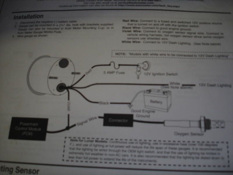 Nissan air/fuel gauge installation #2