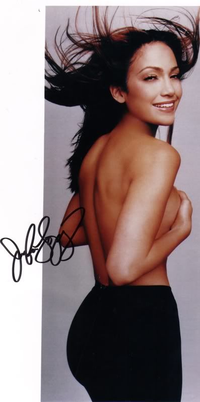 jennifer lopez's autograph. Jennifer Lopez