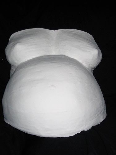 belly cast, plain front