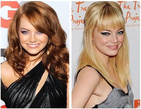 emma stone blonde natural. Though Stone is in fact a