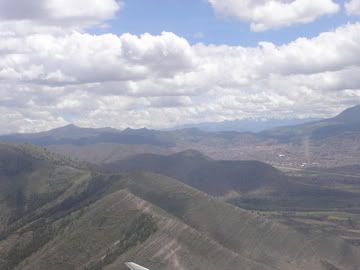 Flying over Cusco