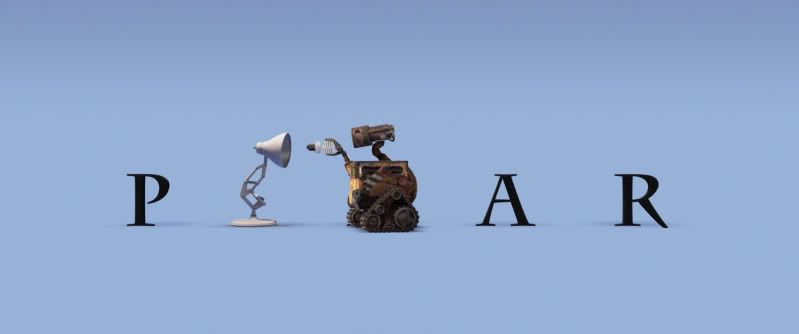 pixar lamp logo. WALLquot;E and Pixar logo