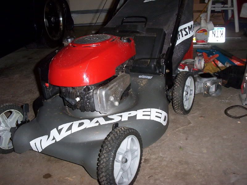 My turbo lawn mower! Mazda 6 Forums