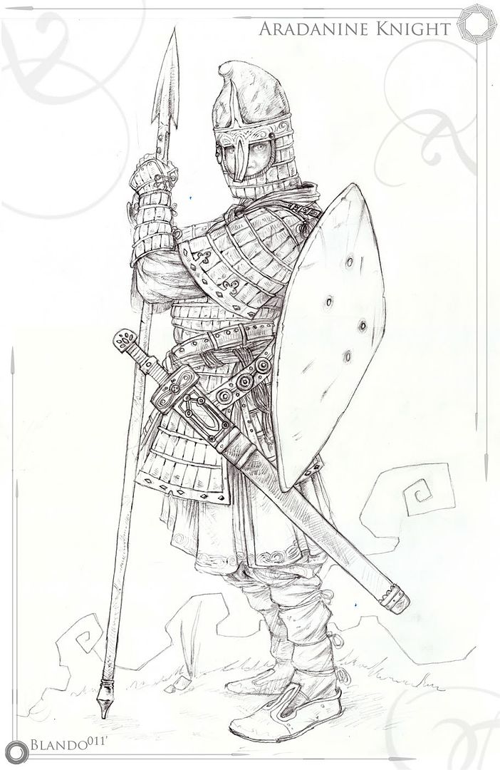 drawing knight