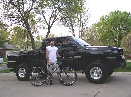 Bob with his truck and bike 2006