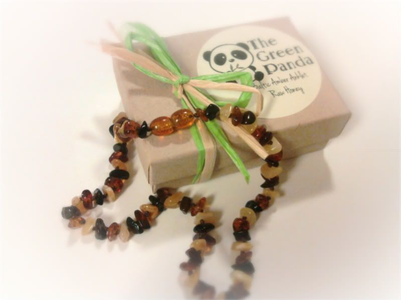 Polished Multi Colored<br> Baltic Amber Teething Necklace